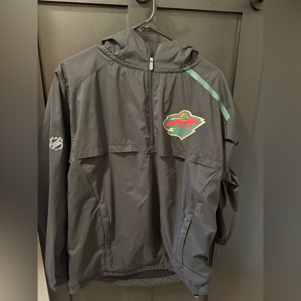 Minnesota Wild Black Pullover Jacket